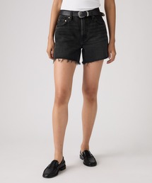 Levi's/リーバイス RIBCAGE ショーツ ブラック