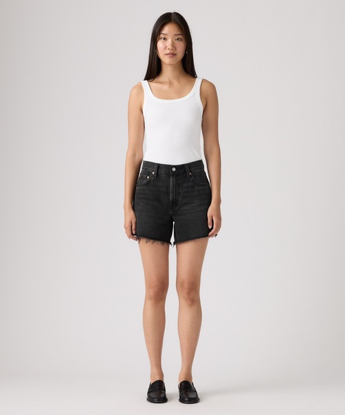 Levi's(リーバイス)の「Levi's/リーバイス RIBCAGE ショーツ ブラック(デニムパンツ・レディース・ブラック・28inch/27inch/25inch/26inch/24inch/23inch)」の11枚目の写真