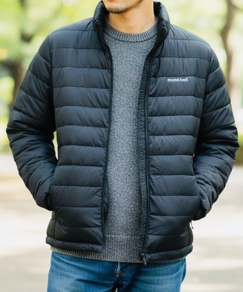 mont-bell（モンベル）の「mont-bell / モンベル メンズトレックスーツ 軽量パディング/MW3DFMJW60（ダウンジャケット/コート・メンズ・ブラック/ネイビー/チャコールグレー・MEDIUM/LARGE/X-LARGE）」の8枚目の写真