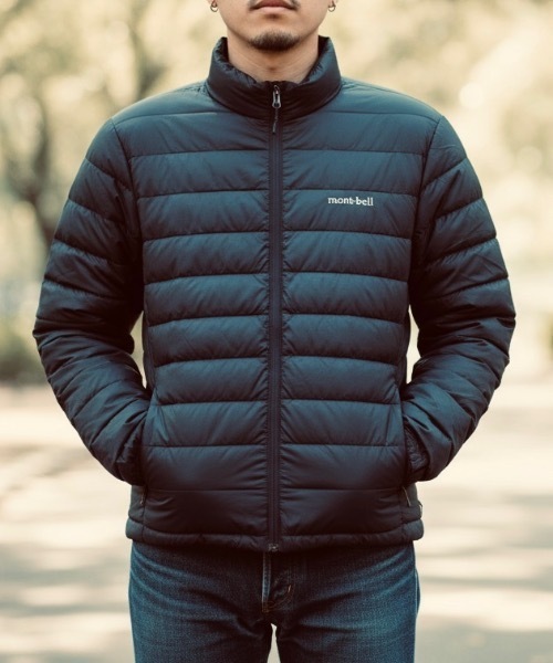 mont-bell（モンベル）の「mont-bell / モンベル メンズトレックスーツ 軽量パディング/MW3DFMJW60（ダウンジャケット/コート・メンズ・ブラック/ネイビー/チャコールグレー・MEDIUM/LARGE/X-LARGE）」の11枚目の写真