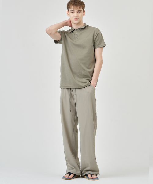 THE-ABON（エイボン）の「クールワイドスパンストリングパンツライトベージュ（スウェットパンツ・メンズ・その他・2XL/L/M/XL）」の4枚目の写真