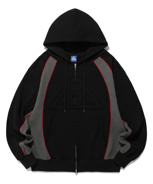 SPORTY LINE HOOD ZIP UP — черный (IK2ESMM481A)