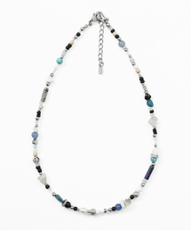 ACHA（アチャ）の「エニフマルチビーズネックレス_ブルー（ネックレス）」