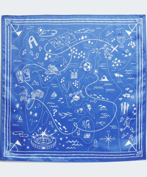 adidas(アディダス)の「ピン&スカーフ / アディダスオリジナルス adidas Originals(バンダナ/スカーフ・メンズ・ブラック/レッド/ブルー・FREE)」の17枚目の写真