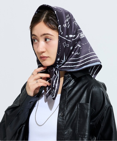 adidas（アディダス）の「ピン&スカーフ / アディダスオリジナルス adidas Originals（バンダナ/スカーフ・メンズ・ブラック/レッド/ブルー・FREE）」の22枚目の写真