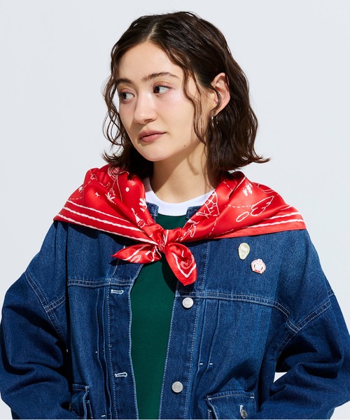 adidas（アディダス）の「ピン&スカーフ / アディダスオリジナルス adidas Originals（バンダナ/スカーフ・メンズ・ブラック/レッド/ブルー・FREE）」の17枚目の写真