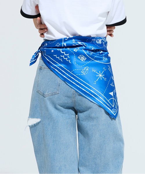 adidas（アディダス）の「ピン&スカーフ / アディダスオリジナルス adidas Originals（バンダナ/スカーフ・メンズ・ブラック/レッド/ブルー・FREE）」の20枚目の写真