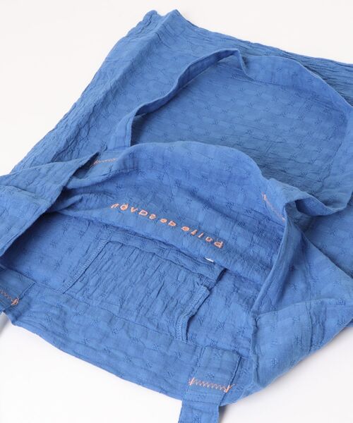 bulle de savon（ビュルデサボン）の「ロゴ トートバック（トートバッグ・レディース・ライム/ピンク/ブルー・FREE）」の18枚目の写真