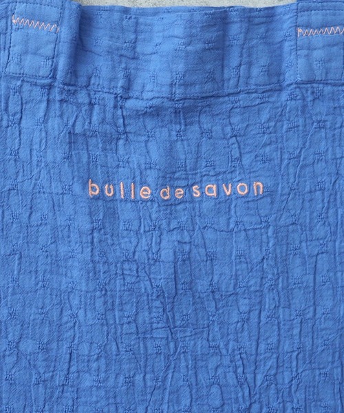 bulle de savon（ビュルデサボン）の「ロゴ トートバック（トートバッグ・レディース・ライム/ピンク/ブルー・FREE）」の12枚目の写真