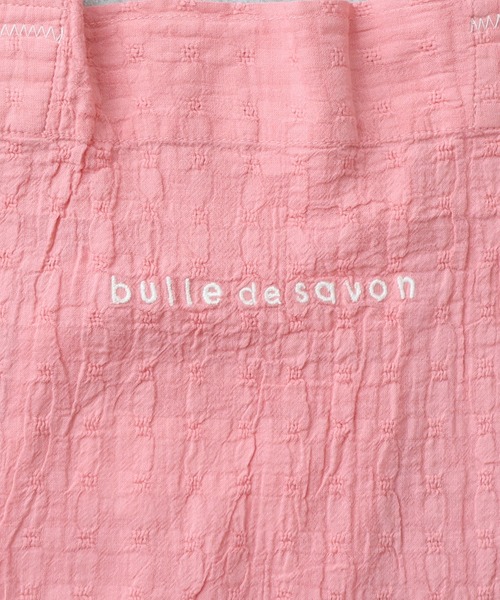 bulle de savon（ビュルデサボン）の「ロゴ トートバック（トートバッグ・レディース・ライム/ピンク/ブルー・FREE）」の6枚目の写真
