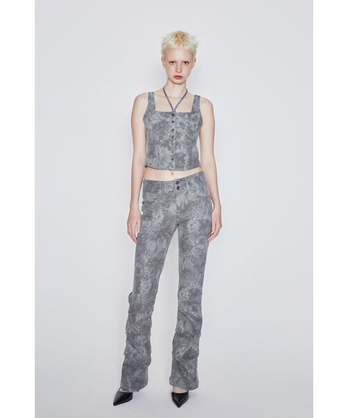 AFTERHOURS(アフターアワーズ)の「JACQUARD VEST (KHAKI-GREY)(Tシャツ/カットソー・レディース・その他・FREE)」の4枚目の写真