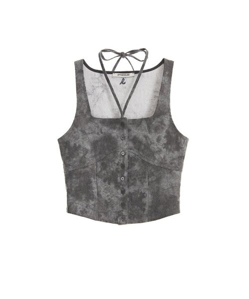 AFTERHOURS(アフターアワーズ)の「JACQUARD VEST (KHAKI-GREY)(Tシャツ/カットソー・レディース・その他・FREE)」の5枚目の写真