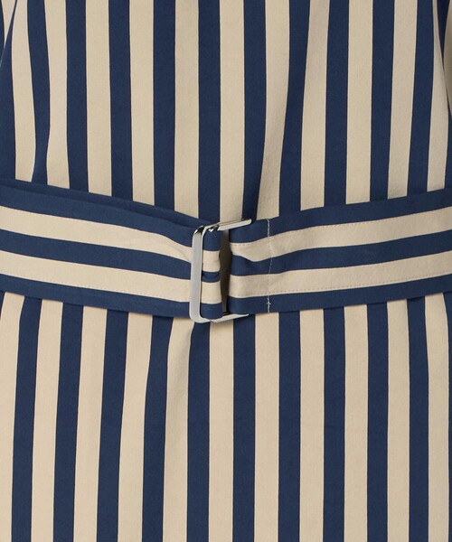 LOEFF（ロエフ）の「＜LOEFF＞ストライプ Vネック ドレス（ワンピース・レディース・ネイビー/ケリーグリーン・1/0）」の20枚目の写真