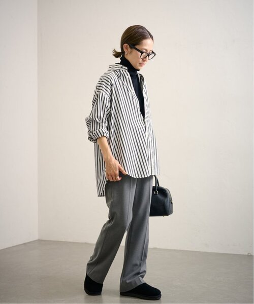 FRAMeWORK(フレームワーク)の「≪WEB限定 / 追加≫コットンストライプレギュラーカラーシャツ(シャツ/ブラウス・レディース・ホワイト系その他・FREE)」の4枚目の写真