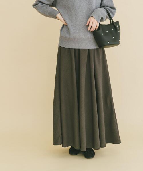 ITEMS URBANRESEARCH（アイテムズ アーバンリサーチ）の「スウェットライクニットスカートセット（ワンピース・レディース・グレー/ミント/ホワイト系その他・FREE）」の9枚目の写真