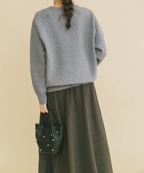 ITEMS URBANRESEARCH（アイテムズ アーバンリサーチ）の「スウェットライクニットスカートセット（ワンピース・レディース・グレー/ミント/ホワイト系その他・FREE）」の11枚目の写真