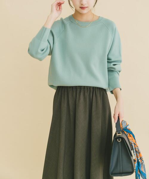 ITEMS URBANRESEARCH（アイテムズ アーバンリサーチ）の「スウェットライクニットスカートセット（ワンピース・レディース・グレー/ミント/ホワイト系その他・FREE）」の17枚目の写真