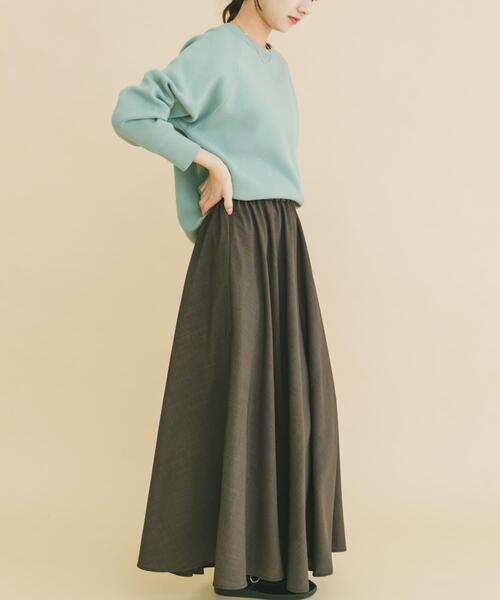 ITEMS URBANRESEARCH（アイテムズ アーバンリサーチ）の「スウェットライクニットスカートセット（ワンピース・レディース・グレー/ミント/ホワイト系その他・FREE）」の19枚目の写真