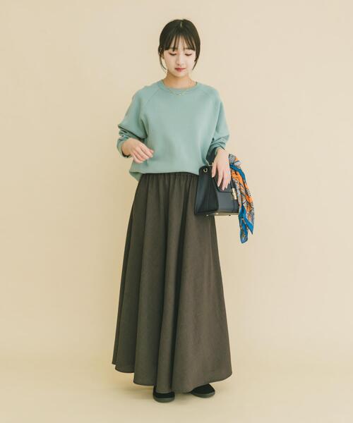 ITEMS URBANRESEARCH（アイテムズ アーバンリサーチ）の「スウェットライクニットスカートセット（ワンピース・レディース・グレー/ミント/ホワイト系その他・FREE）」の21枚目の写真