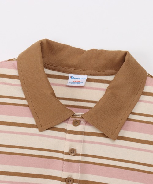 Champion（チャンピオン）の「【Champion/チャンピオン】メンズ メンズカジュアル ショートスリーブポロシャツ（ポロシャツ・メンズ・ライトブラウン/ベージュ系その他3/ネイビー・LARGE/X-LARGE/MEDIUM）」の14枚目の写真