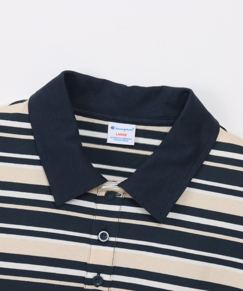 Champion（チャンピオン）の「【Champion/チャンピオン】メンズ メンズカジュアル ショートスリーブポロシャツ（ポロシャツ・メンズ・ライトブラウン/ベージュ系その他3/ネイビー・LARGE/X-LARGE/MEDIUM）」の20枚目の写真