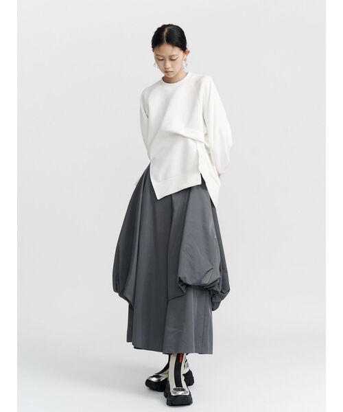 UN3D.（アンスリード）の「ASYMME LAYERED BALLOON PT / アシメレイヤードバルーンパンツ（その他パンツ・レディース・グレー/カーキ/ブラック・40/38/36）」の8枚目の写真
