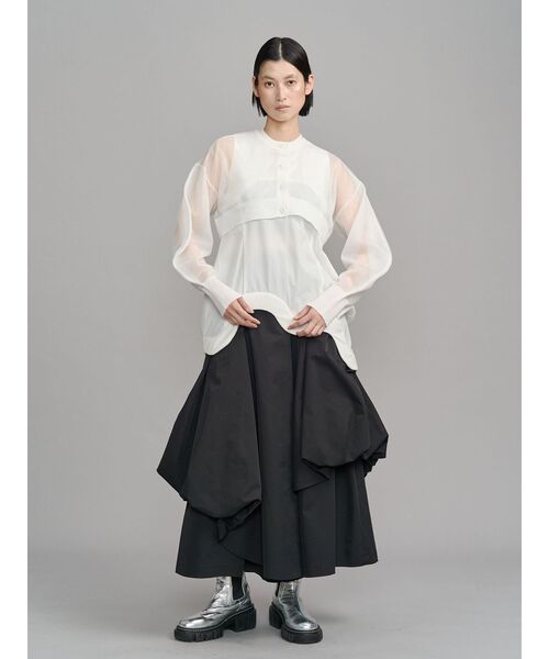 UN3D.（アンスリード）の「ASYMME LAYERED BALLOON PT / アシメレイヤードバルーンパンツ（その他パンツ・レディース・グレー/カーキ/ブラック・40/38/36）」の14枚目の写真