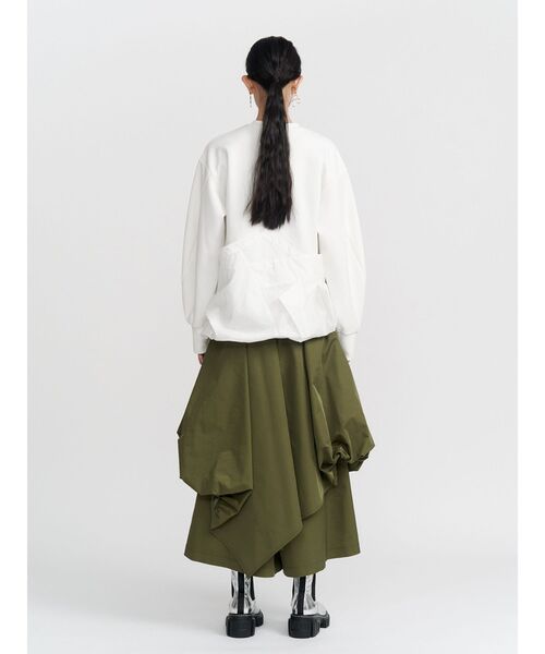 UN3D.（アンスリード）の「ASYMME LAYERED BALLOON PT / アシメレイヤードバルーンパンツ（その他パンツ・レディース・グレー/カーキ/ブラック・40/38/36）」の20枚目の写真