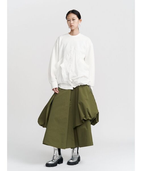 UN3D.（アンスリード）の「ASYMME LAYERED BALLOON PT / アシメレイヤードバルーンパンツ（その他パンツ・レディース・グレー/カーキ/ブラック・40/38/36）」の21枚目の写真