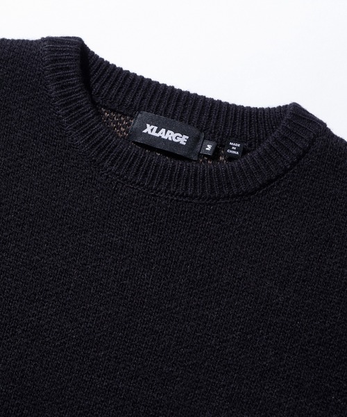XLARGE(エクストララージ)の「ONE CHU CREWNECK KNIT SWEATER(ニット/セーター・メンズ・ブルー/ブラック・M/L/S/XL)」の9枚目の写真