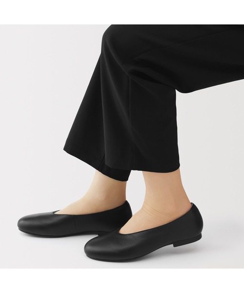 無印良品（ムジルシリョウヒン）の「婦人　ソフトタイプ・１７デニール　ひざ下丈ストッキング（３足組）（タイツ/ストッキング・レディース・ベージュ系1/ベージュ系・23-25cm）」の4枚目の写真