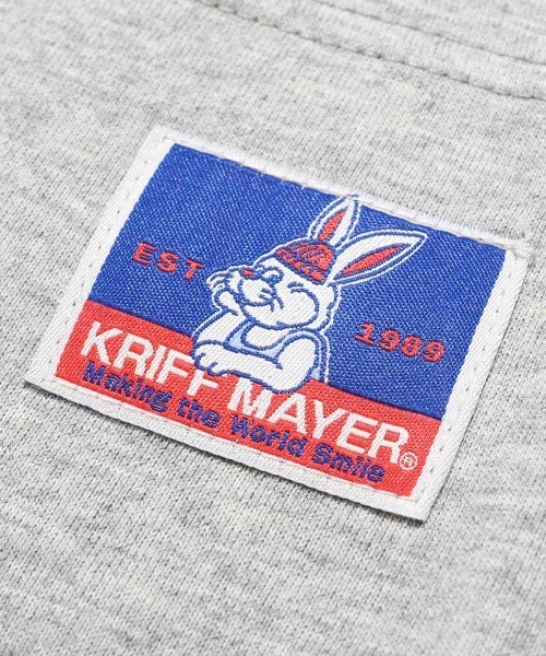 KRIFF MAYER(クリフメイヤー)の「【接触冷感・汗染み防止・防汚・吸水速乾】ウェットプロテクトポケTシャツ(クリフラビット)(Tシャツ/カットソー・メンズ・オフホワイト/ブラック/ブラウン/セージグリーン/グレー・X-LARGE/LARGE/MEDIUM)」の11枚目の写真