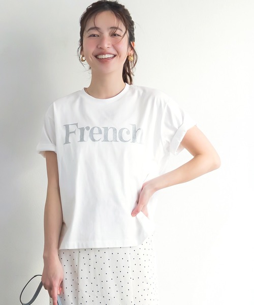 coca(coca)(コカ)の「ラメロゴ半袖Tシャツ(Tシャツ/カットソー・レディース・B/A・M/L/S)」の9枚目の写真
