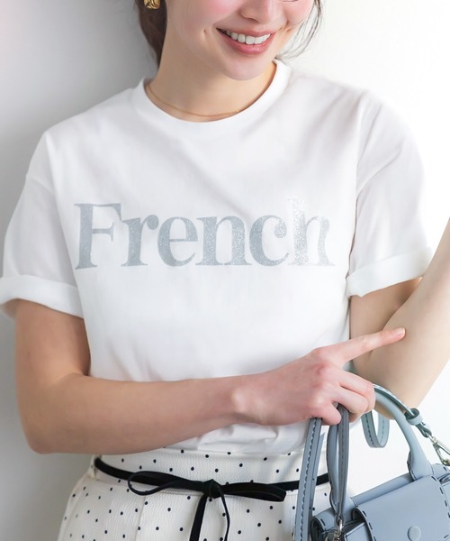coca(coca)(コカ)の「ラメロゴ半袖Tシャツ(Tシャツ/カットソー・レディース・B/A・M/L/S)」の12枚目の写真