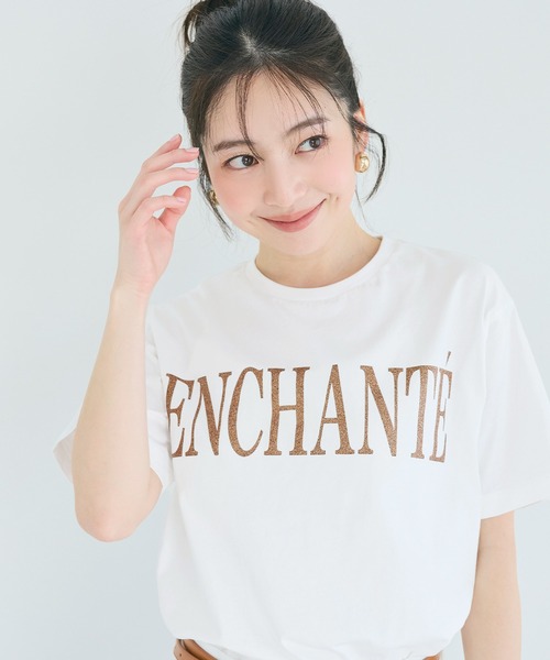 coca(coca)(コカ)の「ラメロゴ半袖Tシャツ(Tシャツ/カットソー・レディース・B/A・M/L/S)」の14枚目の写真