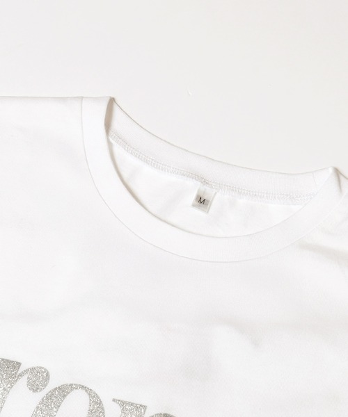 coca(coca)(コカ)の「ラメロゴ半袖Tシャツ(Tシャツ/カットソー・レディース・B/A・M/L/S)」の3枚目の写真