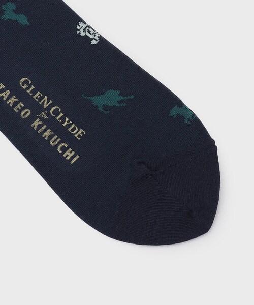 GLEN CLYDE（グレンクライド）の「【グレンクライド別注】コーデュラ（R）ドレスソックス（ソックス/靴下・メンズ・ネイビー/ブラック/ネイビー系4・00）」の5枚目の写真