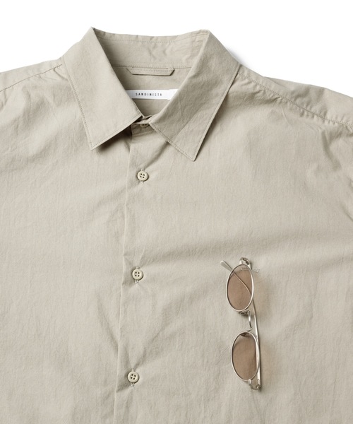 Sandinista（サンディニスタ）の「Gentle Resort Shirt / リゾートシャツ（シャツ/ブラウス・メンズ・チャコール/サンドグレー/グレー・SMALL/MEDIUM/LARGE）」の7枚目の写真