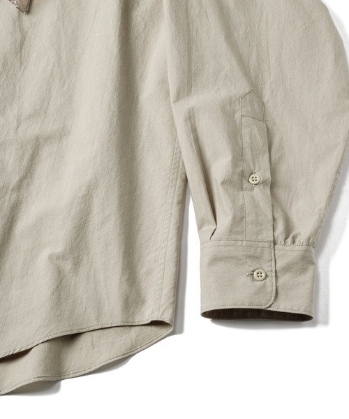 Sandinista（サンディニスタ）の「Gentle Resort Shirt / リゾートシャツ（シャツ/ブラウス・メンズ・チャコール/サンドグレー/グレー・SMALL/MEDIUM/LARGE）」の8枚目の写真