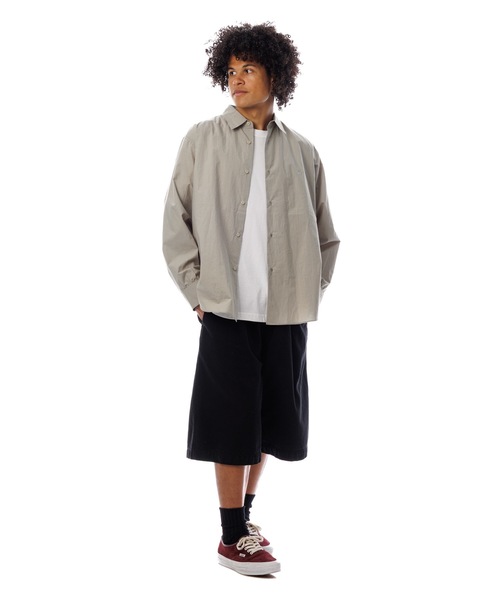 Sandinista（サンディニスタ）の「Gentle Resort Shirt / リゾートシャツ（シャツ/ブラウス・メンズ・チャコール/サンドグレー/グレー・SMALL/MEDIUM/LARGE）」の6枚目の写真