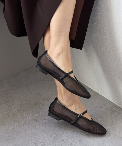 RIVE DROITE（リヴドロワ）の「予約【鮮度抜群】メッシュフラットシューズ（その他シューズ・レディース・ブラック/レッド・38/37/36）」の4枚目の写真