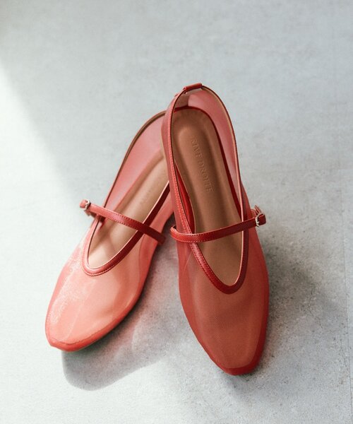 RIVE DROITE（リヴドロワ）の「予約【鮮度抜群】メッシュフラットシューズ（その他シューズ・レディース・ブラック/レッド・38/37/36）」の3枚目の写真