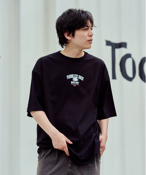 Leyline(レイライン)の「【Leyline】Fearless back tee(Tシャツ/カットソー・メンズ・ホワイト/ブラック・XL/L/M)」の3枚目の写真