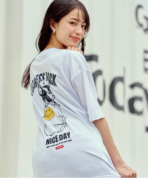 Leyline(レイライン)の「【Leyline】Fearless back tee(Tシャツ/カットソー・メンズ・ホワイト/ブラック・XL/L/M)」の6枚目の写真