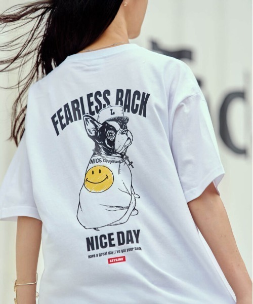 Leyline(レイライン)の「【Leyline】Fearless back tee(Tシャツ/カットソー・メンズ・ホワイト/ブラック・XL/L/M)」の7枚目の写真