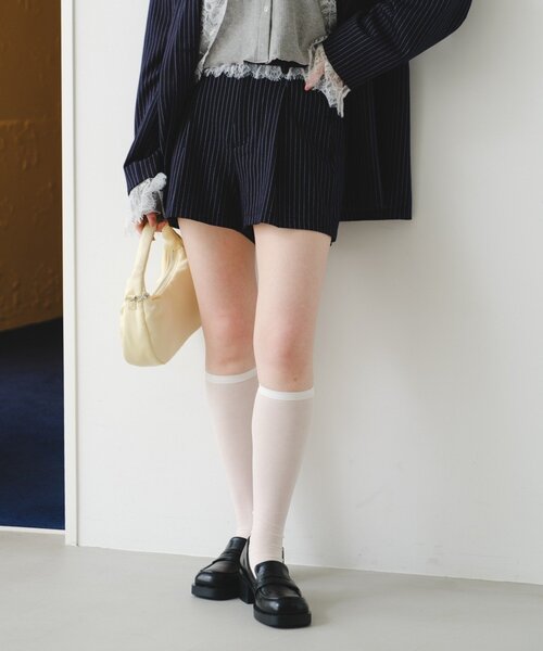 Kastane(カスタネ)の「SETUPレースショートパンツ(その他パンツ・レディース・アイボリー/ネイビー/グレー・FREE)」の9枚目の写真