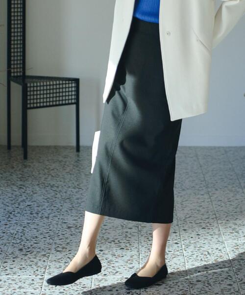 grove（グローブ）の「【貴島明日香さん着用】ハイパーストレッチナロースカート（スカート・レディース・ネイビー/ブラック/モスグリーン・02/05/04/03/01）」の5枚目の写真