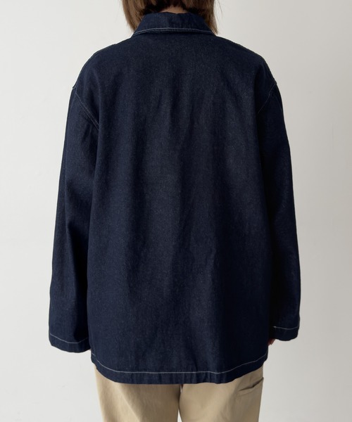 CANAL JEAN（キャナルジーン）の「Lakey Park　コットンカバーオール（カバーオール・レディース・インディゴブルー・ONE SIZE）」の7枚目の写真