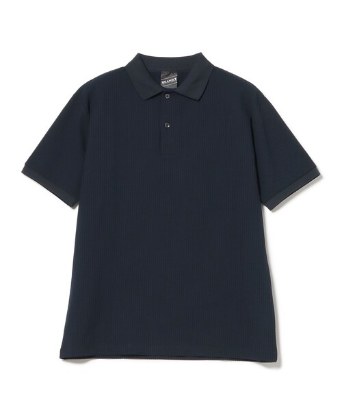 BEAMS T(ビームスティー)の「BEAMS T / WAFFLE POLO(ポロシャツ・メンズ・ネイビー/ブラック・L/M/S/XL)」の2枚目の写真