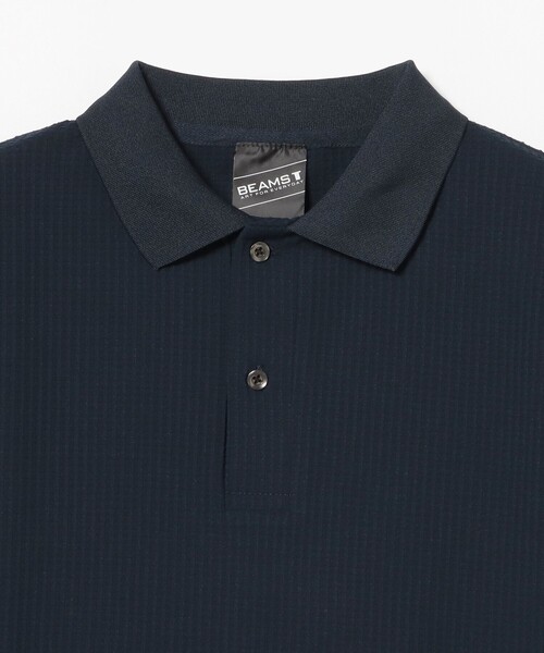 BEAMS T(ビームスティー)の「BEAMS T / WAFFLE POLO(ポロシャツ・メンズ・ネイビー/ブラック・L/M/S/XL)」の12枚目の写真